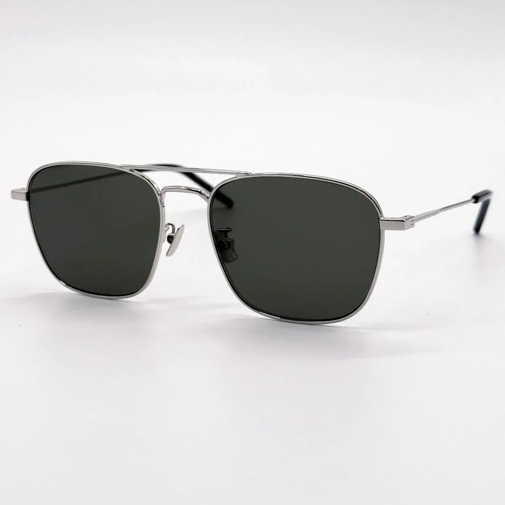 NEW SAINT LAURENT SUNGLASSES SL309 001 SILVER UNISEX
